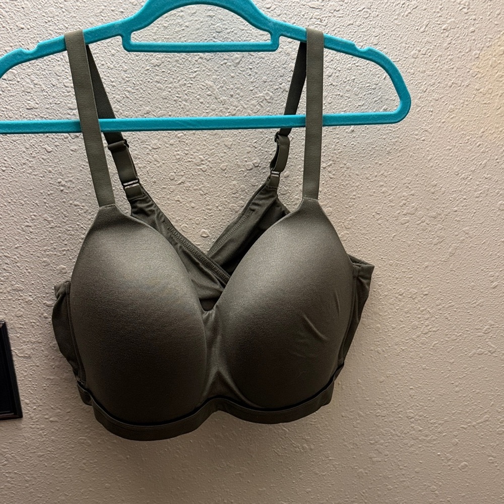 Cacique Olive Green Supportive Bra